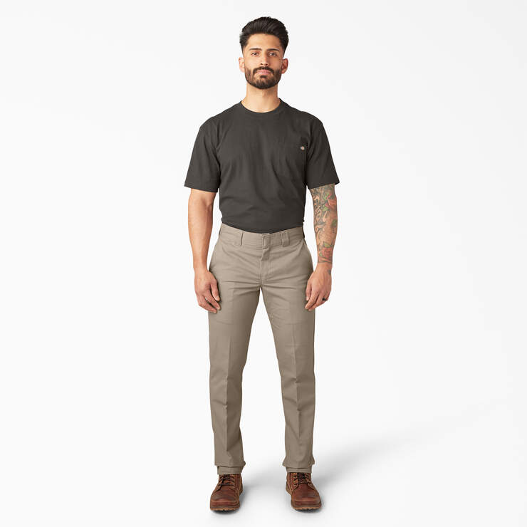 Pantalon de travail ajusté à poche multi-usage et à jambe fuselée - Desert Sand (DS) numéro de l’image 4