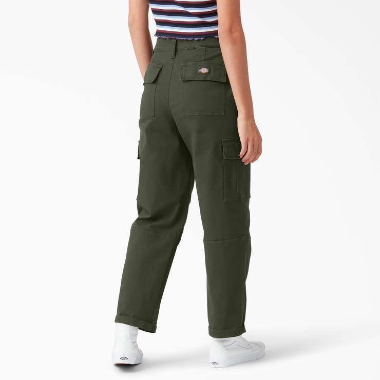 Pantalon cargo court de coupe décontractée pour femmes - Olive Green (OG) numéro de l’image 2