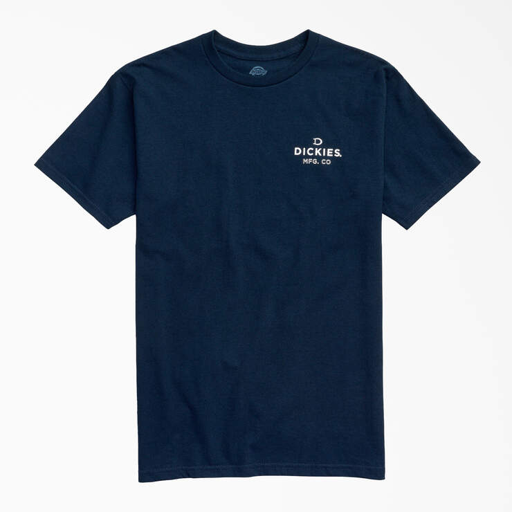 Dickies Built to Work Graphic T-Shirt - Navy Blue (NV) image number 2