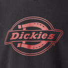 Fleece Logo Graphic Sweatshirt - Black w/ Red Stitching &#40;B2I&#41;