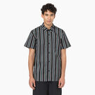 Dickies Skateboarding Cooling Relaxed Fit Shirt - Lincoln Green/Black Stripe &#40;NBS&#41;