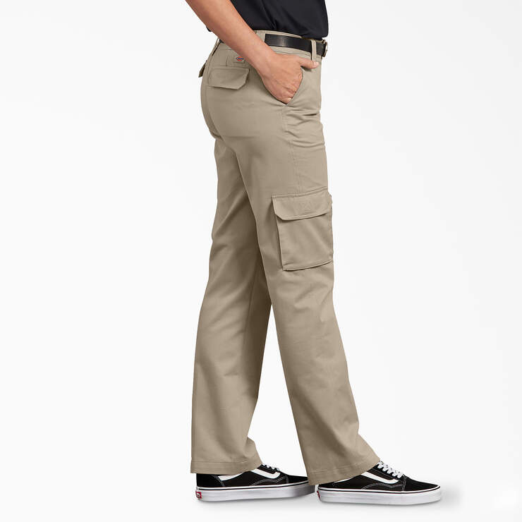 Women's Relaxed Fit Cargo Pants - Desert Sand (DS) image number 3