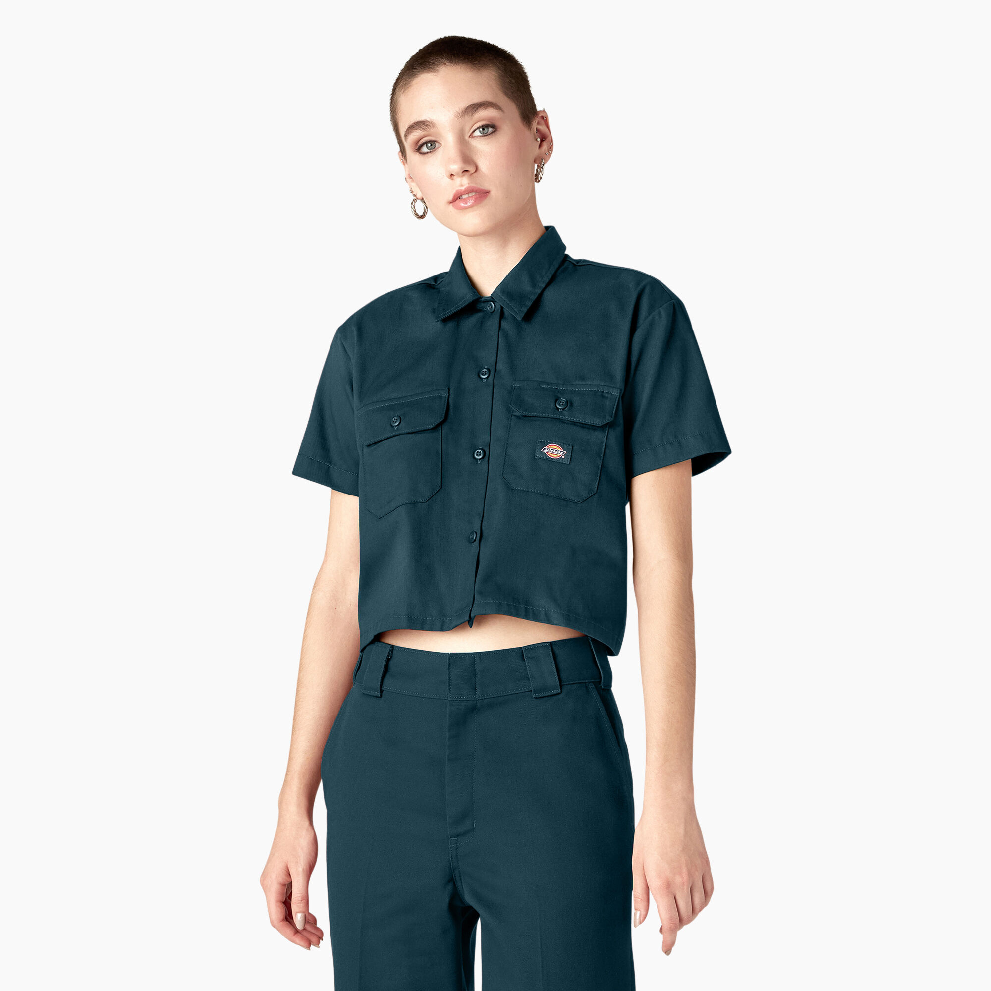 Women's Cropped Work Shirt
