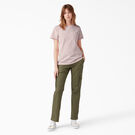 T-shirt &eacute;pais &agrave; manches courtes pour femmes - Lotus Pink &#40;LO2&#41;