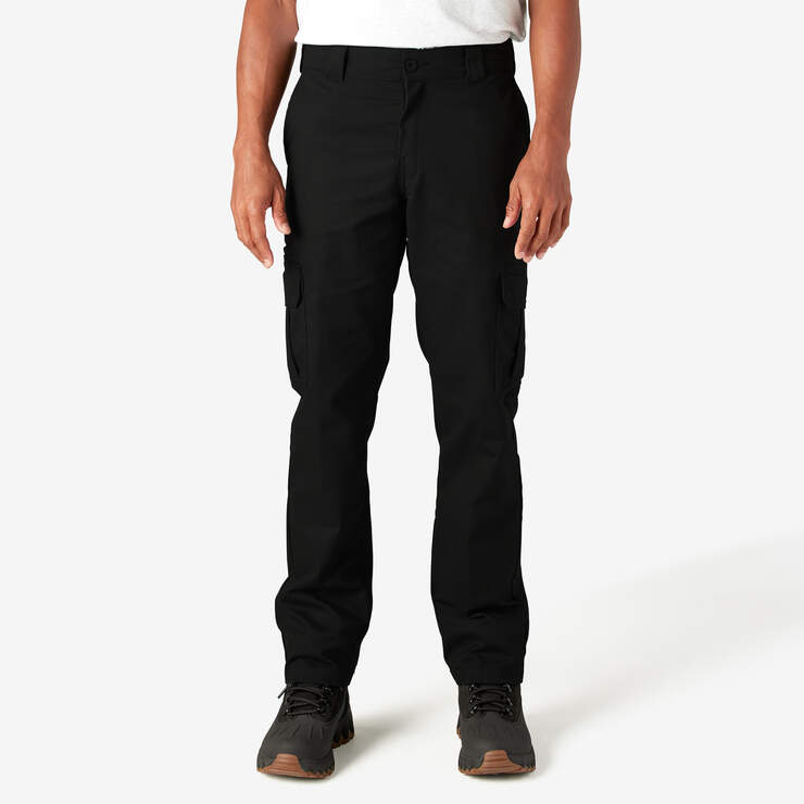 Dickies FLEX Slim Fit Straight Leg Cargo Pants - Men's 30 Black