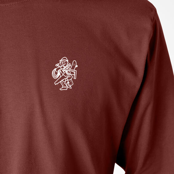 T-shirt &agrave; imprim&eacute; DIY Skate de skateboard Dickies - Fired Brick &#40;IK9&#41;