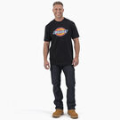 T-shirt imprim&eacute; avec logo tricolore &agrave; manches courtes - Black &#40;KBK&#41;