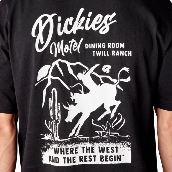 T-shirt imprim&eacute; Dighton - Black &#40;KBK&#41;