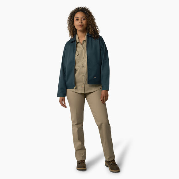 Women&#39;s Unlined Eisenhower Jacket - Airforce Blue &#40;ASL&#41;