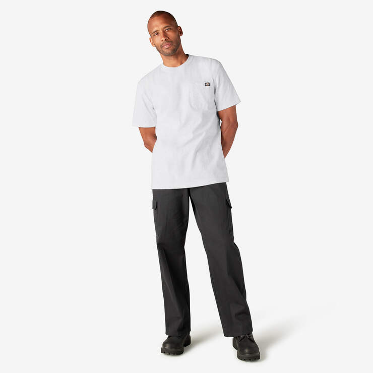 T-shirt épais à manches courtes et à poche - Ash Gray (AG) numéro de l’image 7