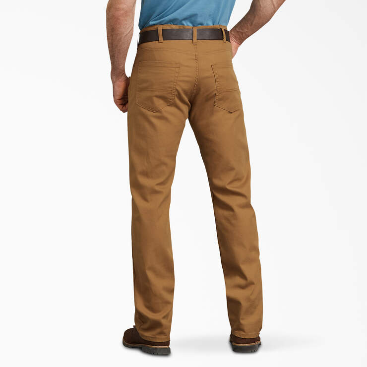 Pantalon en coutil de coupe standard - Stonewashed Brown Duck (SBD) numéro de l’image 2