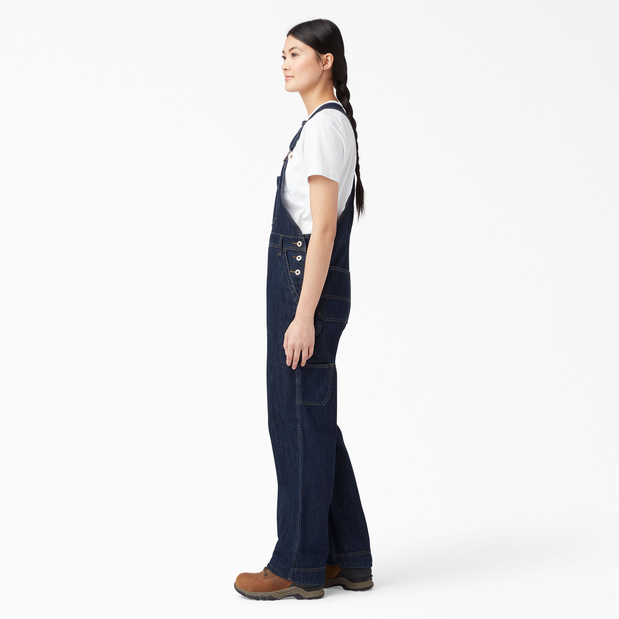Women's relaxed clearance fit overalls