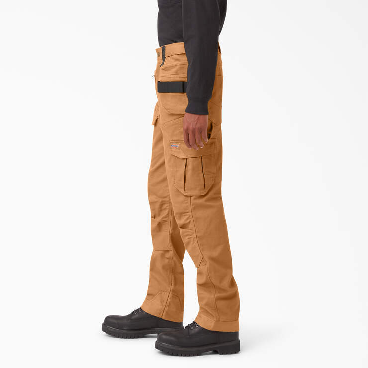 FLEX Temp-iQ® 365 Regular Fit Duck Pants - Rinsed Brown Duck (RBD) image number 3