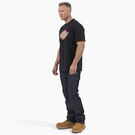 T-shirt imprim&eacute; avec logo tricolore &agrave; manches courtes - Black &#40;KBK&#41;