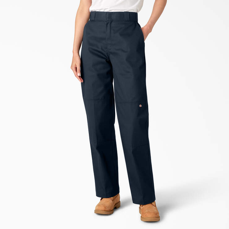 Pantalon de travail de coupe ample à genoux renforcés pour femmes - Dark Navy (DN) numéro de l’image 1