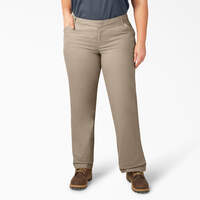 Pantalon de coupe décontractée taille plus FLEX pour femmes - Desert Sand (DS)