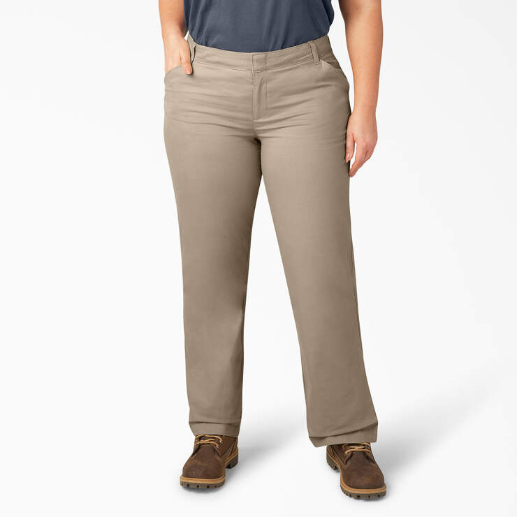 Pantalon de coupe décontractée taille plus FLEX pour femmes - Desert Sand (DS) numéro de l’image 1