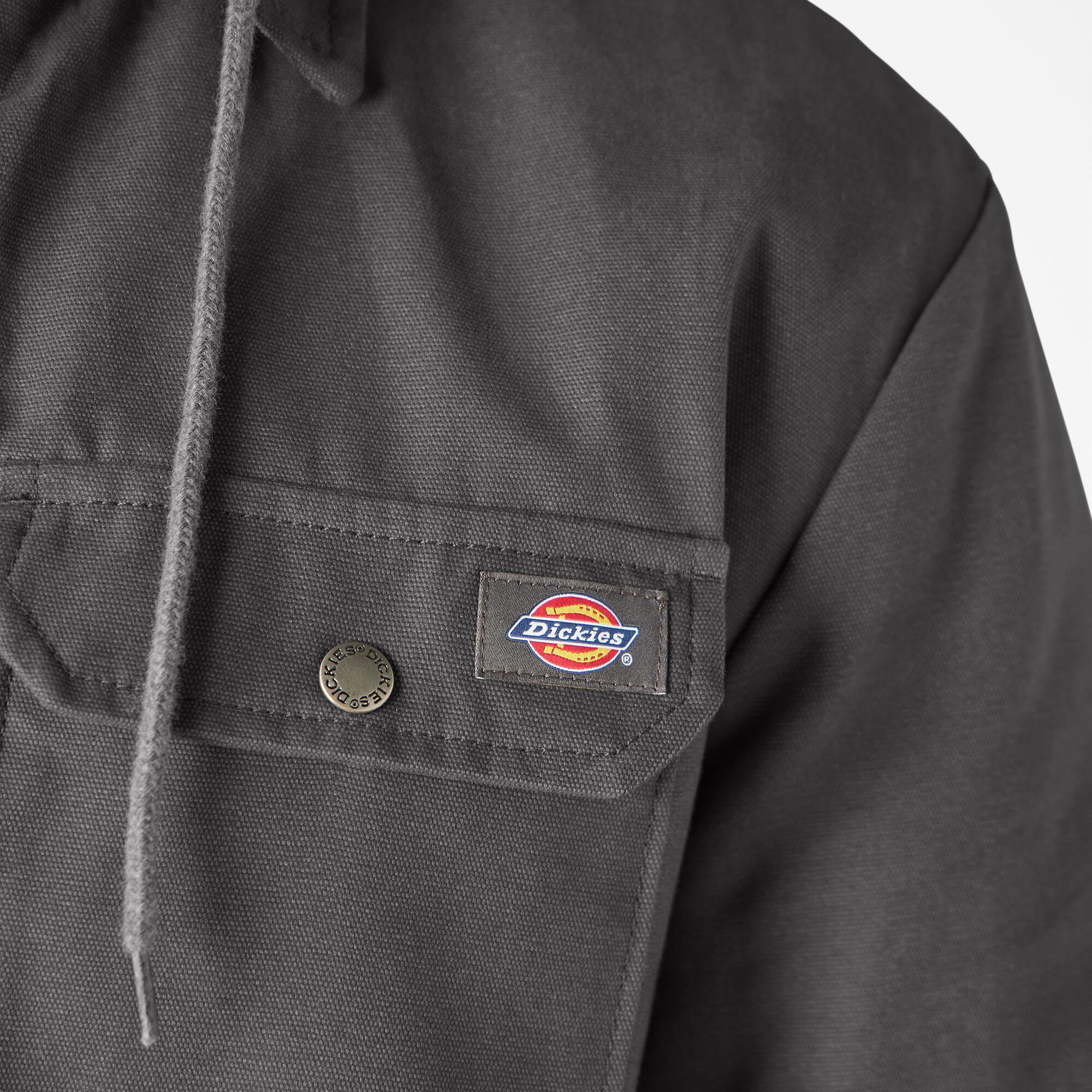 Genuine dickies men's canvas shirt jacket cheap