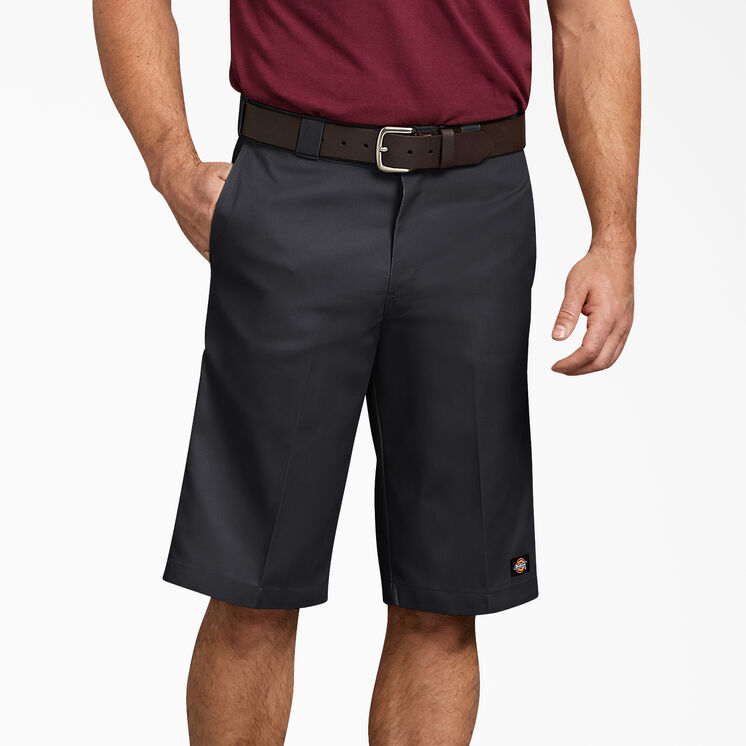 Relaxed Fit Multi-Use Pocket Work Shorts, 13&quot; - Black &#40;BK&#41;