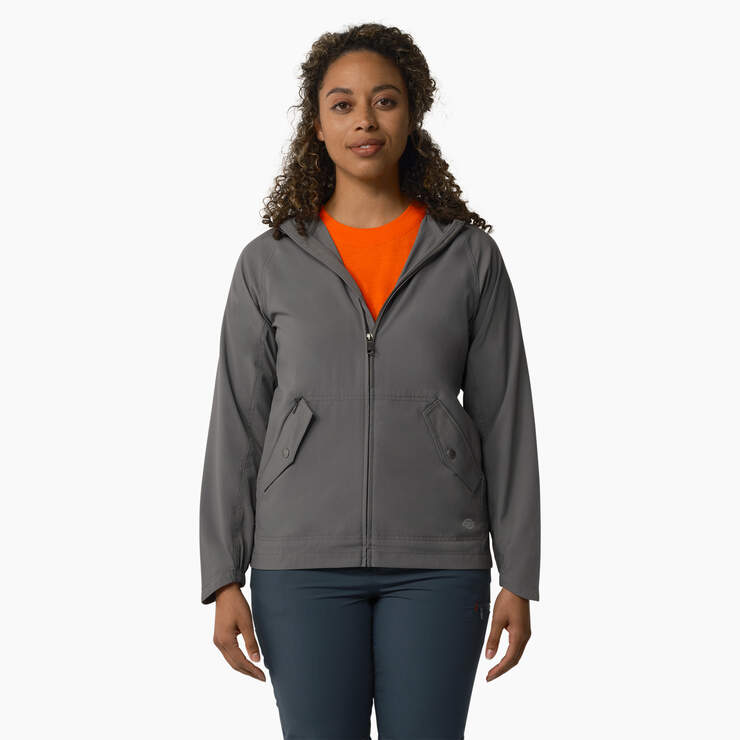 Women's Performance Hooded Jacket - Graphite Gray (GA) image number 1