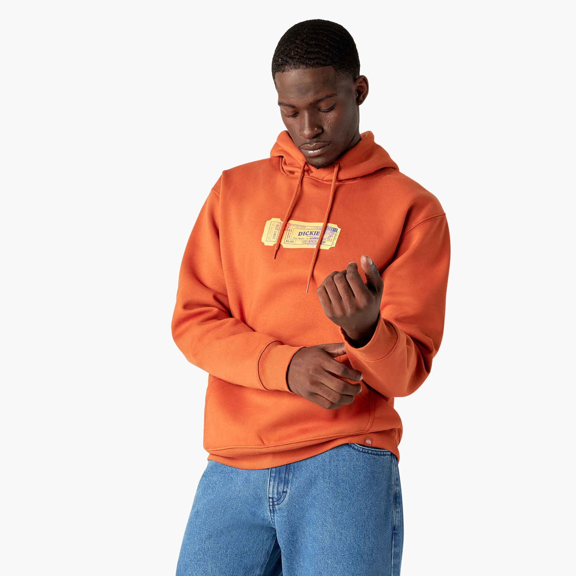Orange dickies hoodie store