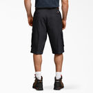 Loose Fit Multi-Pocket Work Shorts, 13&quot; - Black &#40;BK&#41;