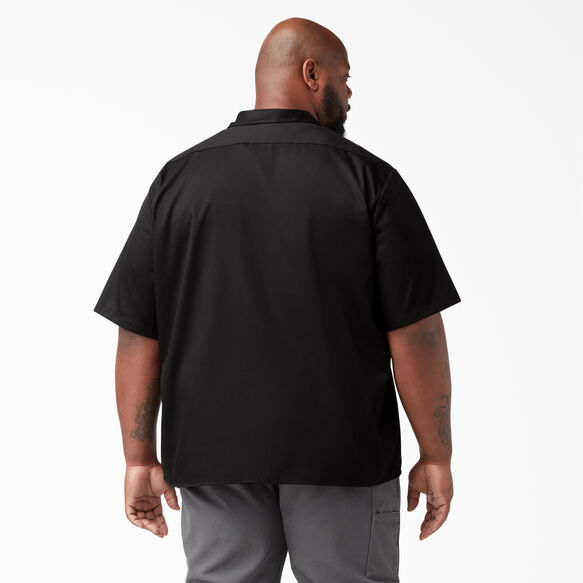 Haut de travail d&eacute;contract&eacute; &agrave; manches courtes - Black &#40;BK&#41;