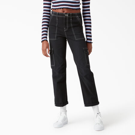 Women&#39;s Cuffed Utility Pants - Black &#40;BKX&#41;