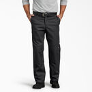 Regular Fit Straight Leg Double Knee Work Pants - Black &#40;BK&#41;