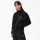 Women&#39;s Red Chute Fleece Jacket - Black &#40;BKX&#41;