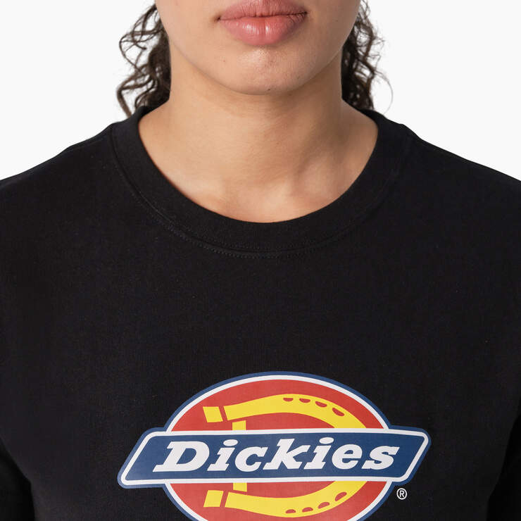 T-shirt épais à logo pour femmes - Black (KBK) numéro de l’image 5