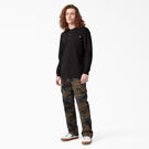 Haut henley &eacute;pais &agrave; manches longues - Black &#40;BK&#41;