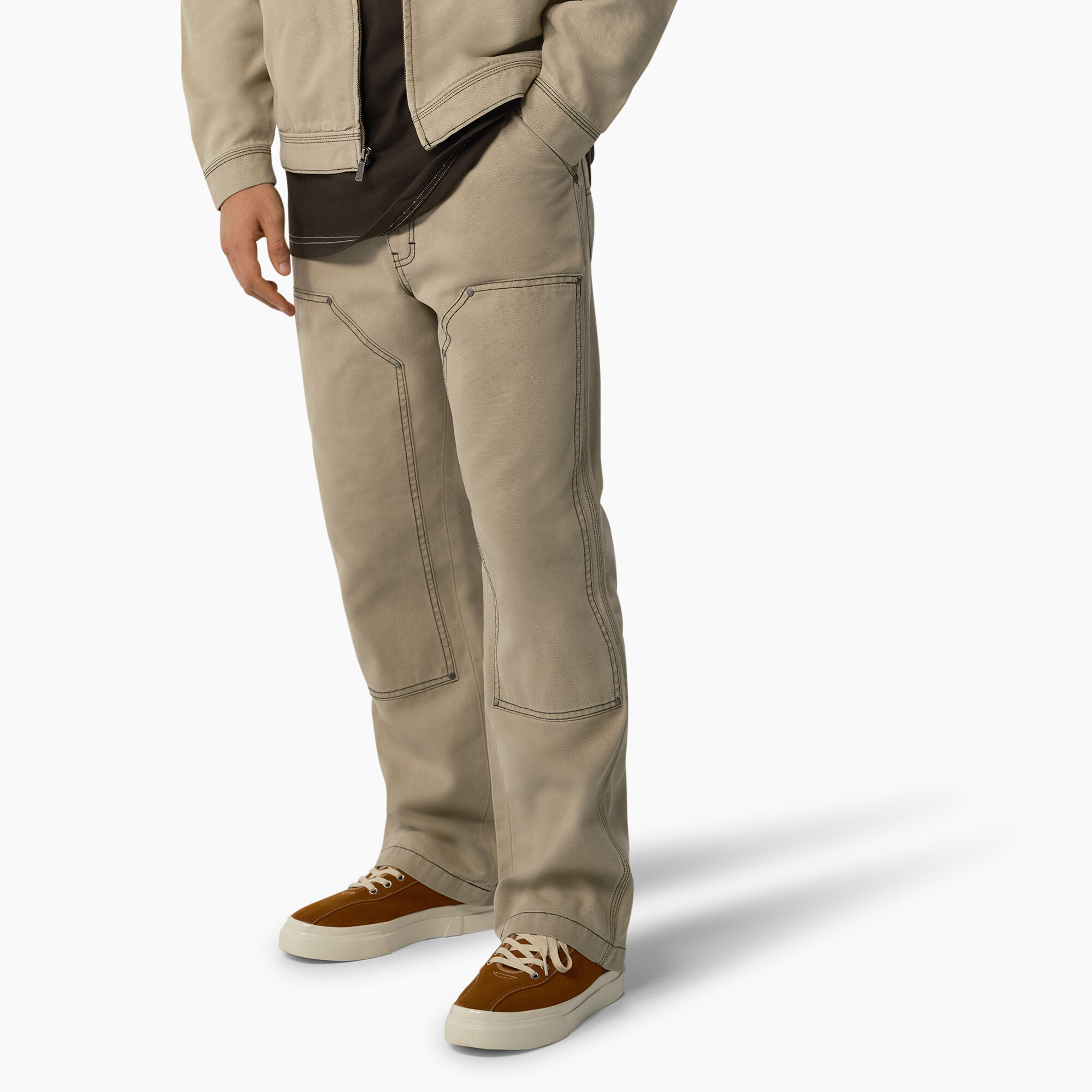 Relaxed Fit Contrast Stitch Double Knee Duck Pants Dickies Canada