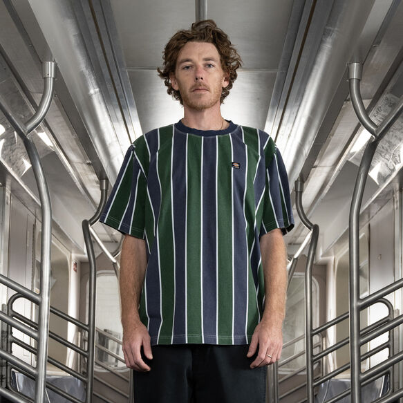 T-shirt ray&eacute; Jake&nbsp;Hayes - Navy/Pine Stripe &#40;NSN&#41;