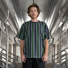 T-shirt ray&eacute; Jake&nbsp;Hayes - Navy/Pine Stripe &#40;NSN&#41;
