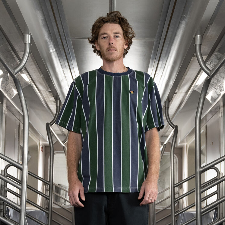 Jake Hayes Striped T-Shirt - Navy/Pine Stripe &#40;NSN&#41;