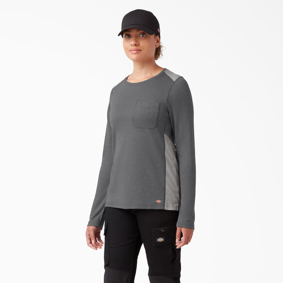 T-shirt &agrave; manches longues Temp-iQ&reg;&nbsp;365 pour femmes - Dark Gray Heather &#40;GHF&#41;