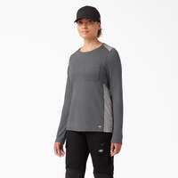 T-shirt à manches longues Temp-iQ® 365 pour femmes - Dark Gray Heather (GHF)