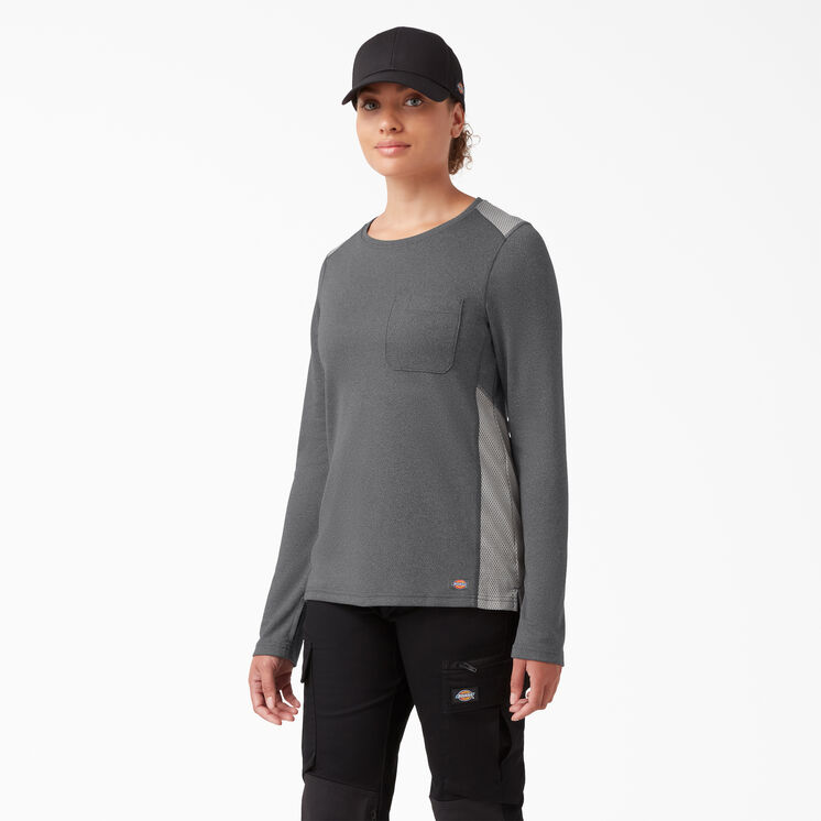 T-shirt &agrave; manches longues Temp-iQ&reg;&nbsp;365 pour femmes - Dark Gray Heather &#40;GHF&#41;