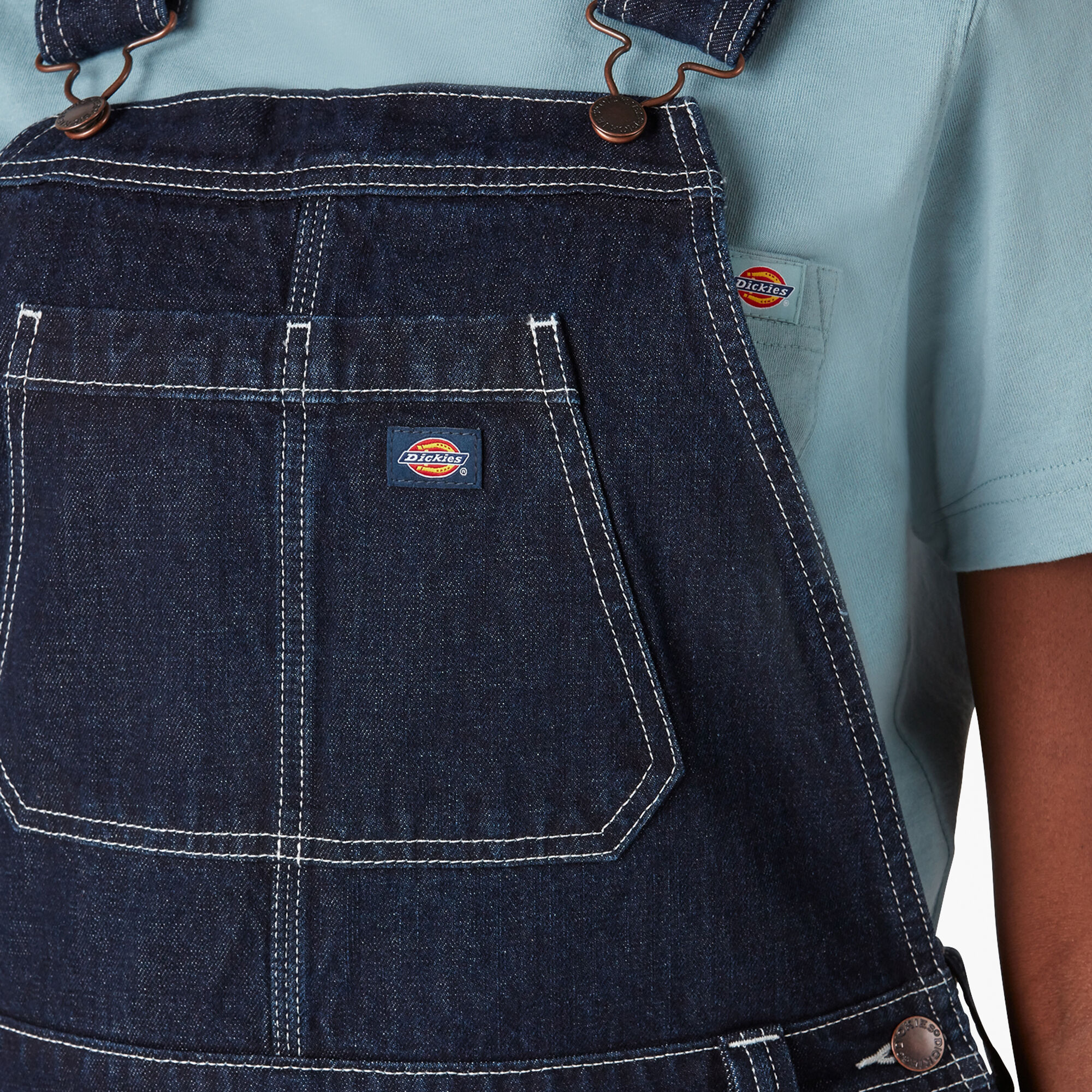 Dickies women's denim bib overall hotsell