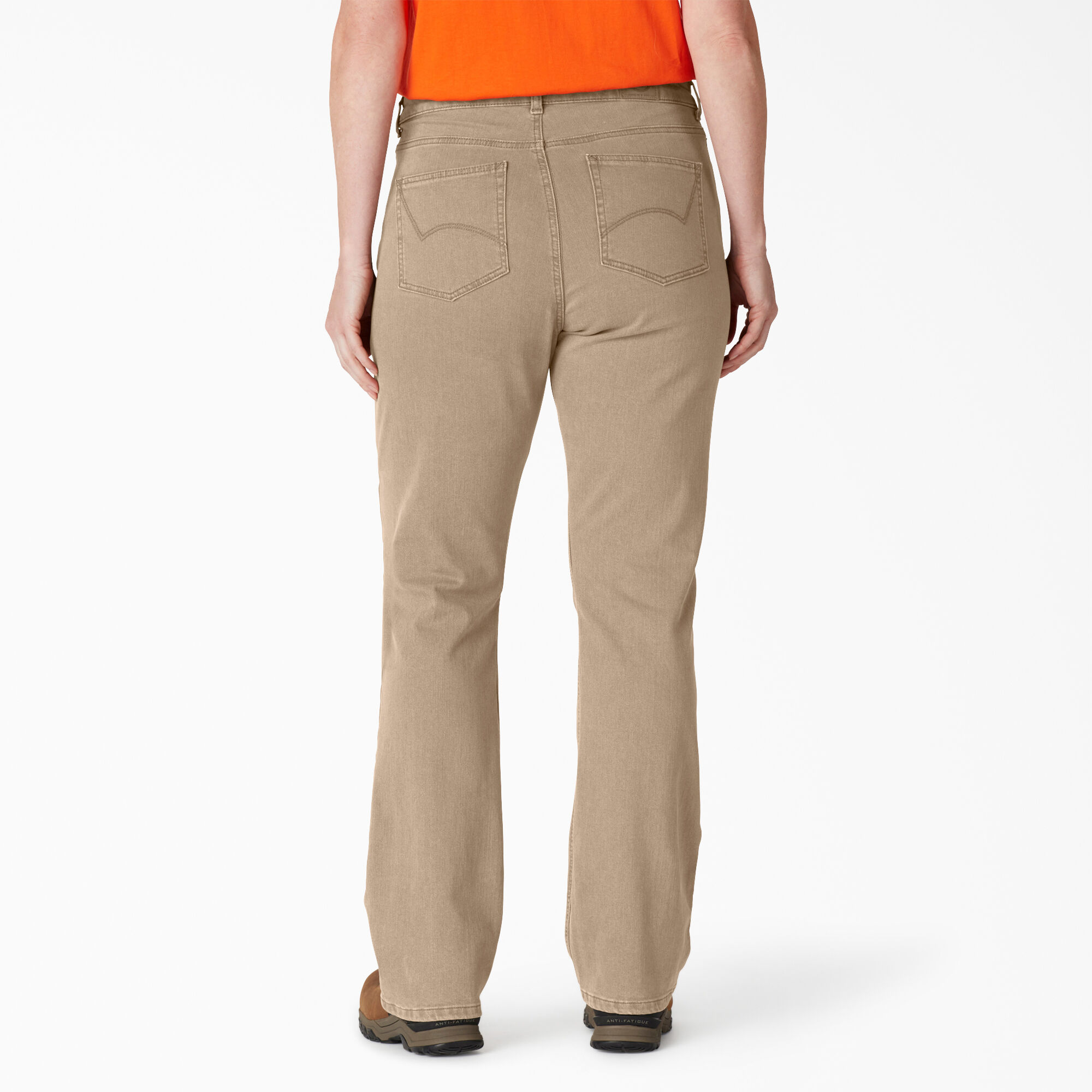 Khaki sales bootcut jeans