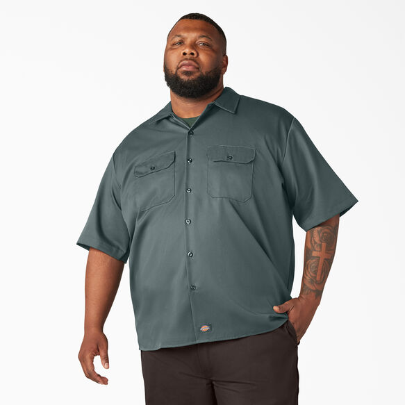 Short Sleeve Work Shirt - Lincoln Green &#40;LN&#41;