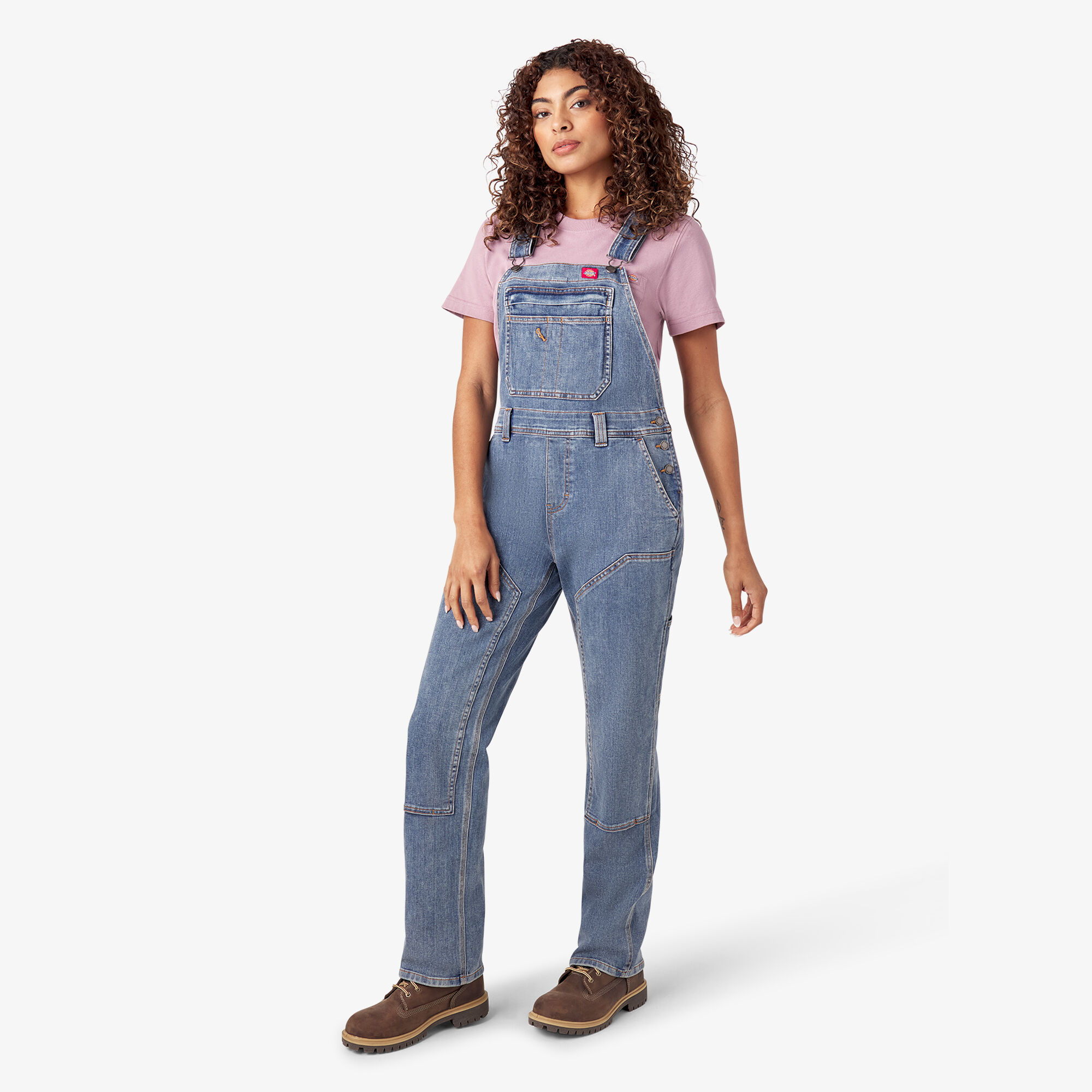 Dickies women's shop denim bib overall