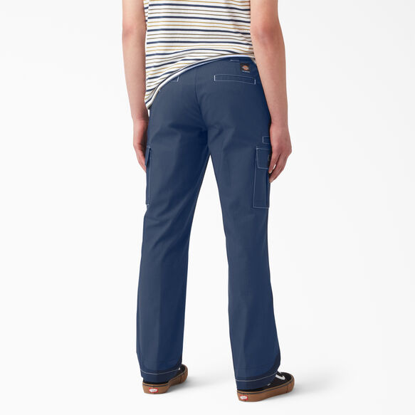 Dickies Skateboarding Regular Fit Ripstop Cargo Pants - Ink Navy w/ White Stitching &#40;I2W&#41;