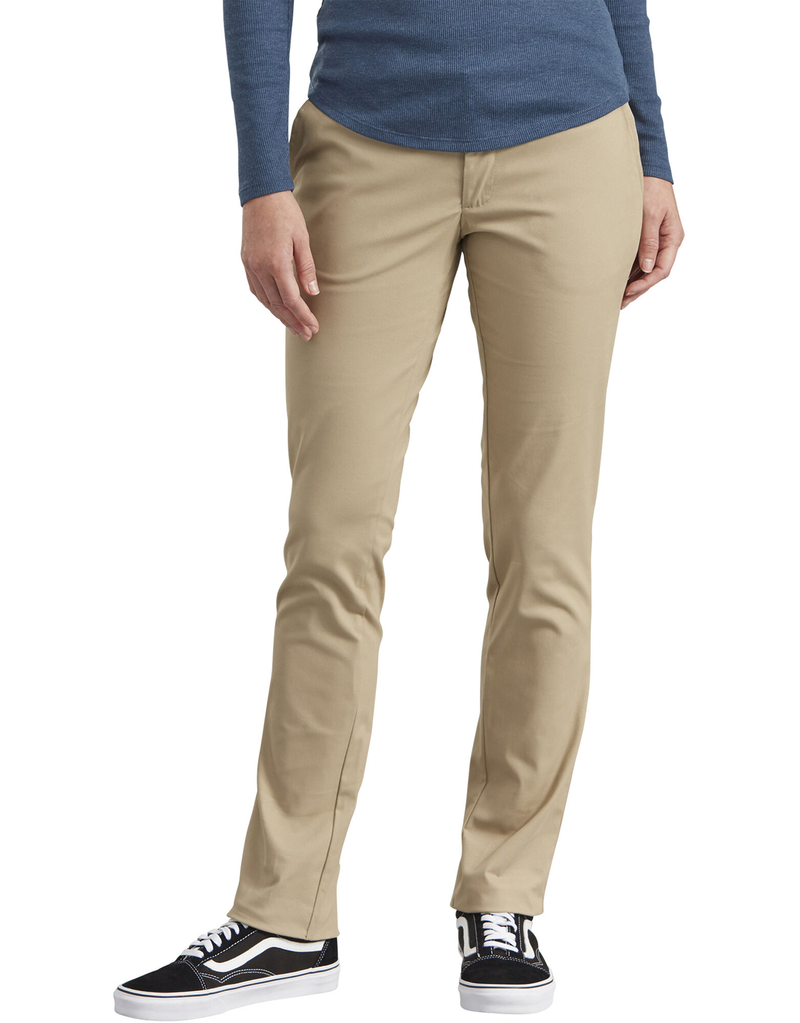 dickies slim fit work pants womens