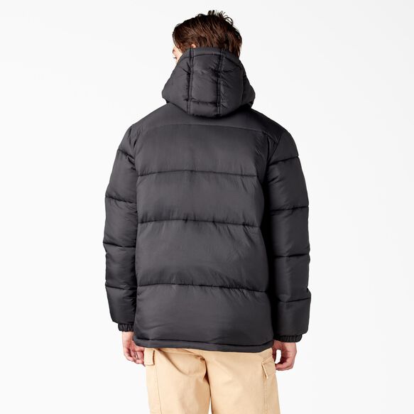 Manteau matelass&eacute; &agrave; capuchon Waldenburg - Black &#40;BKX&#41;