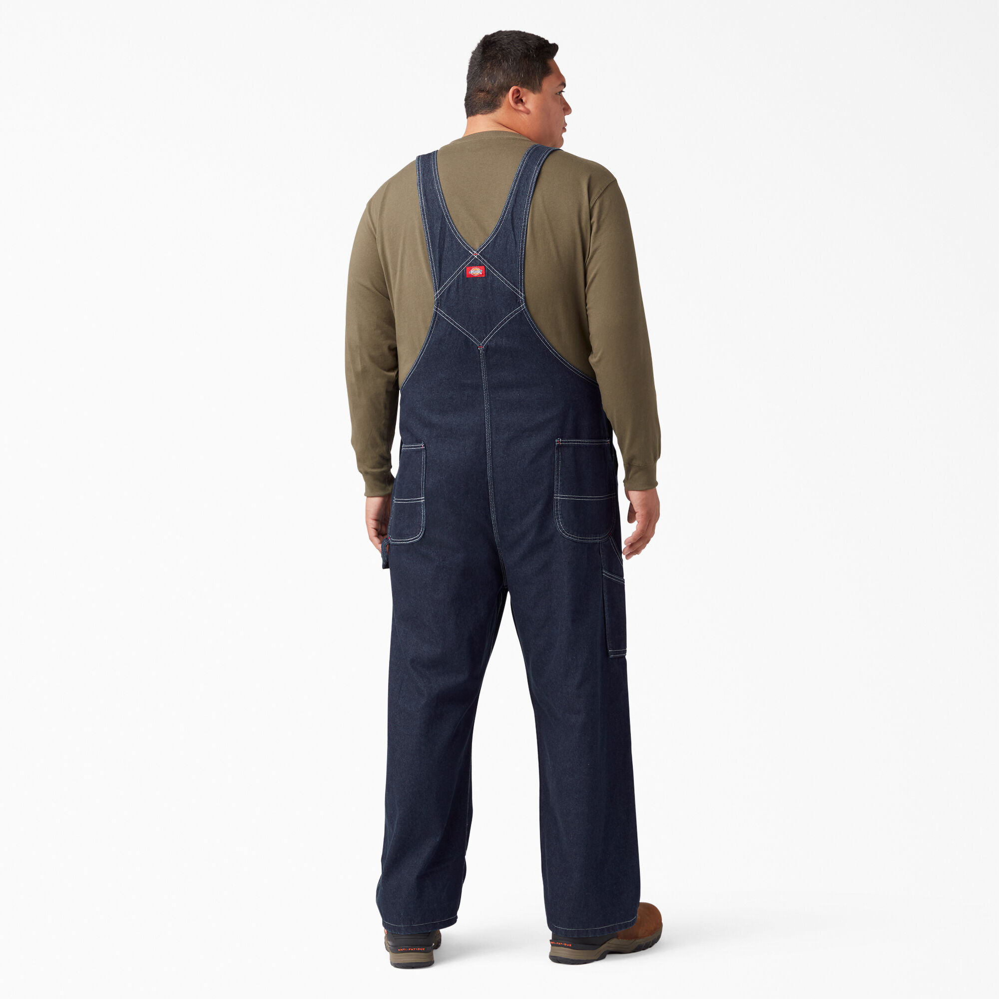 Denim top work overalls
