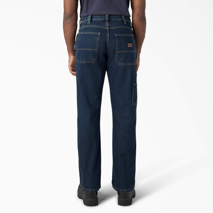 FLEX Regular Fit Carpenter Utility Jeans - Dark Denim Wash (DWI) image number 2