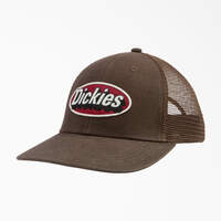 Patch Logo Trucker Cap - Dark Brown (DB)