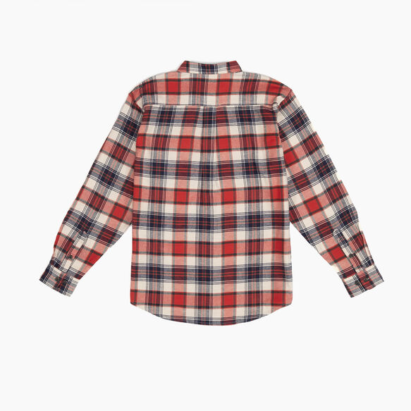 FLEX Long Sleeve Flannel Shirt - Molten Lava/Oatmeal Plaid &#40;B2G&#41;